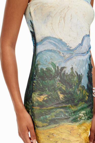 Kurzes Kleid Van Gogh | Desigual