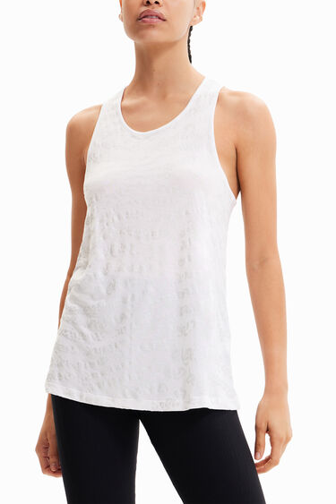 Samarreta de tirants sport logotips | Desigual