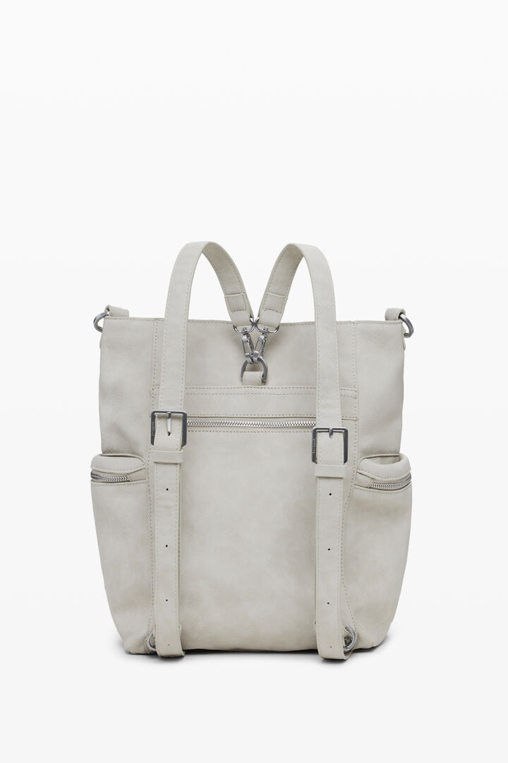 Large logo faux leather backpack | Desigual
