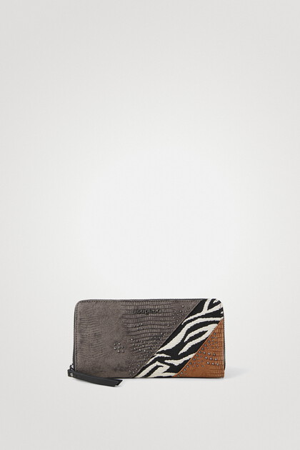 Long zebra coin purse
