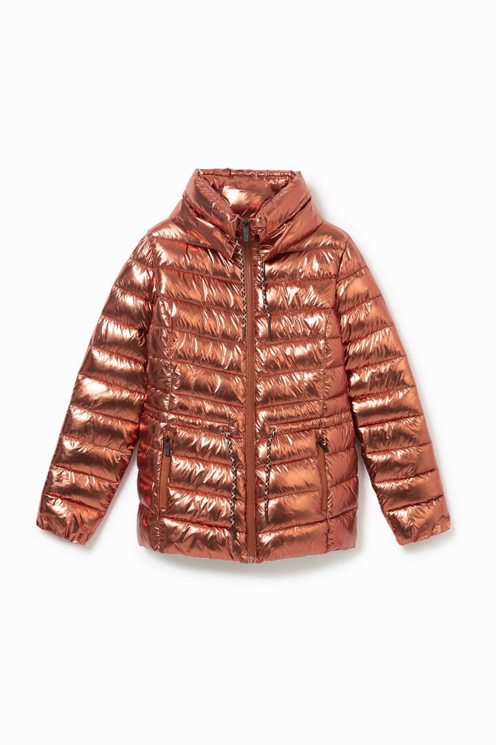 Padded jacket hood