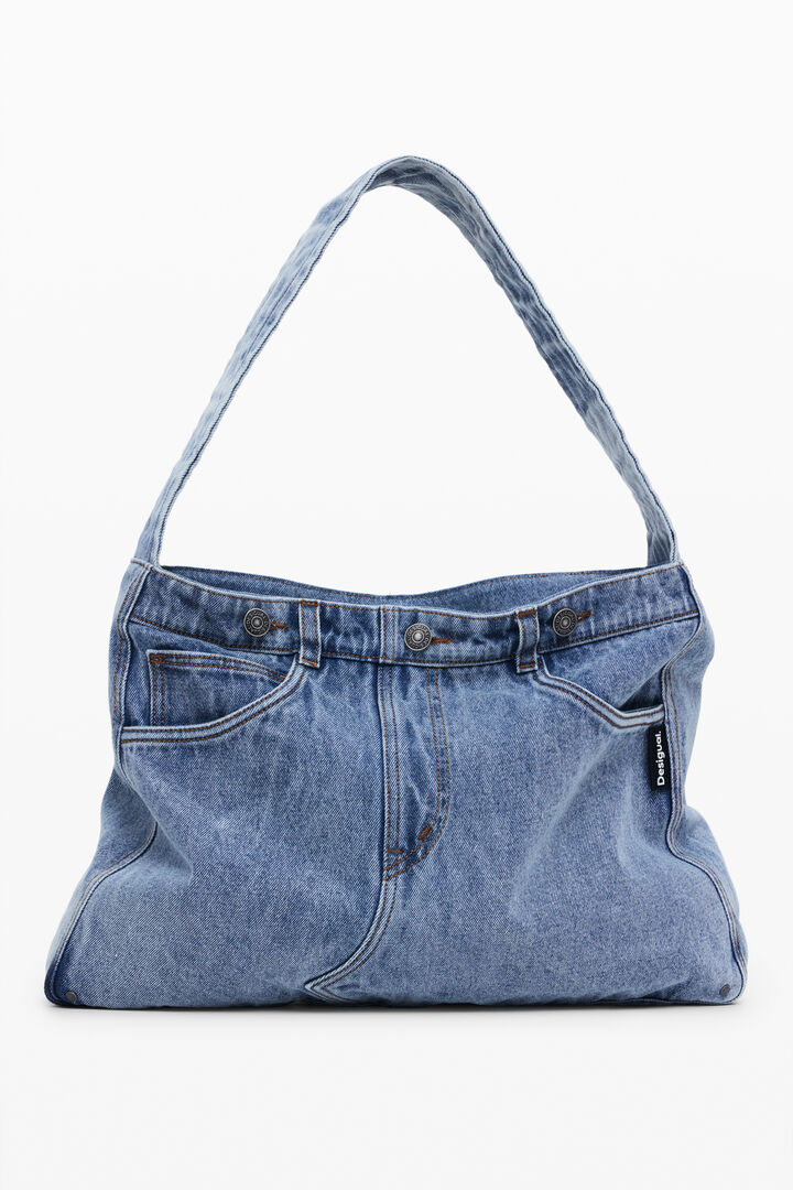 Bolso denim grande