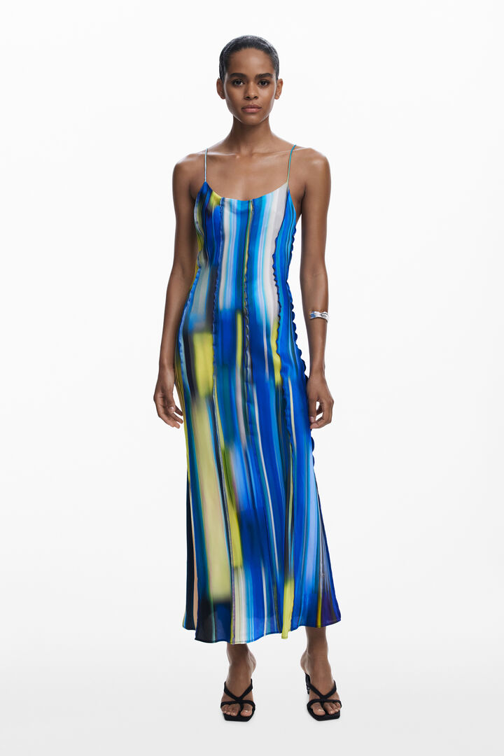 Vestido combinado