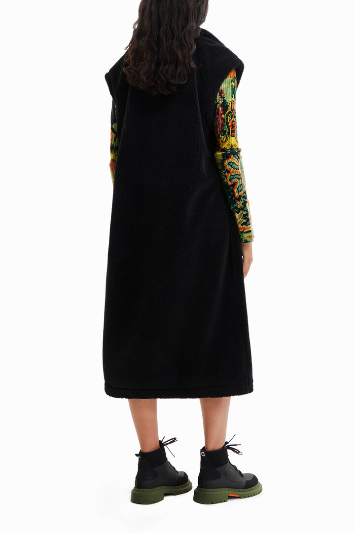 Lange Weste Lammfell | Desigual