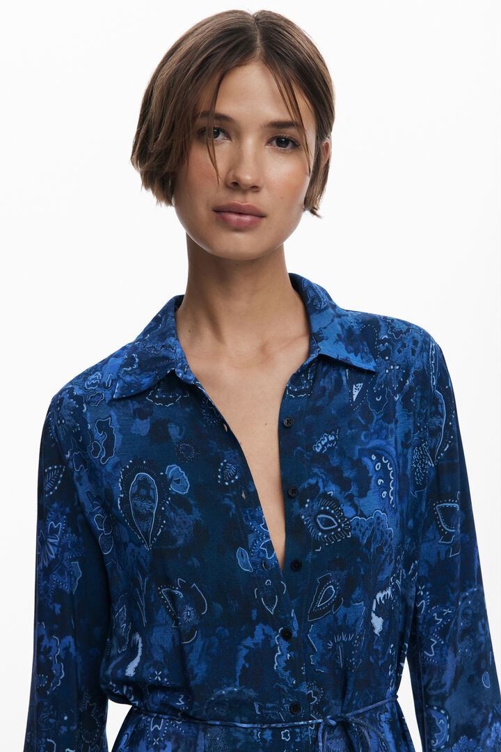 Robe chemise Paisley | Desigual