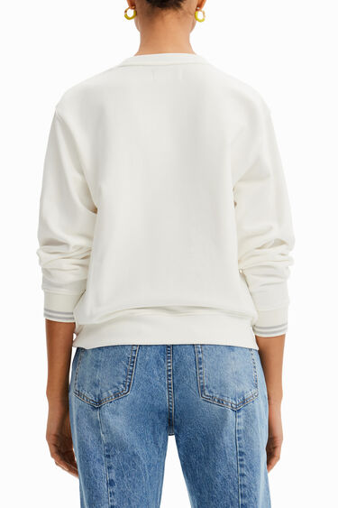 Sweat-shirt patch "Power" | Desigual