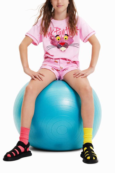 Pink Panter majica z bleščicami | Desigual
