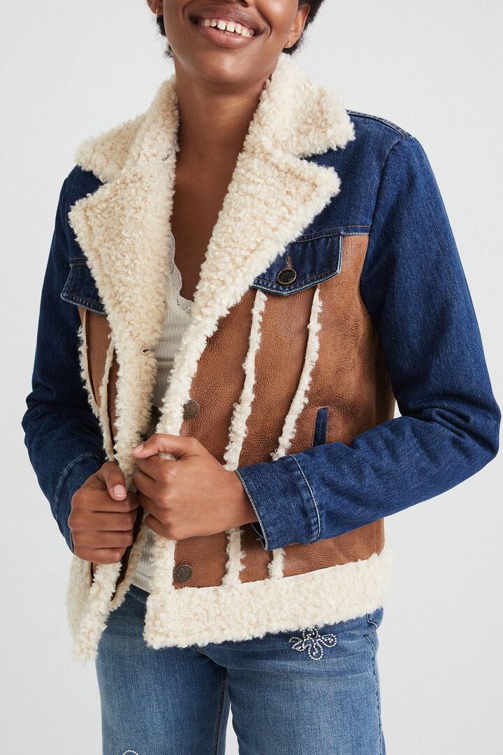 Jeansjacke Lammfell | Desigual