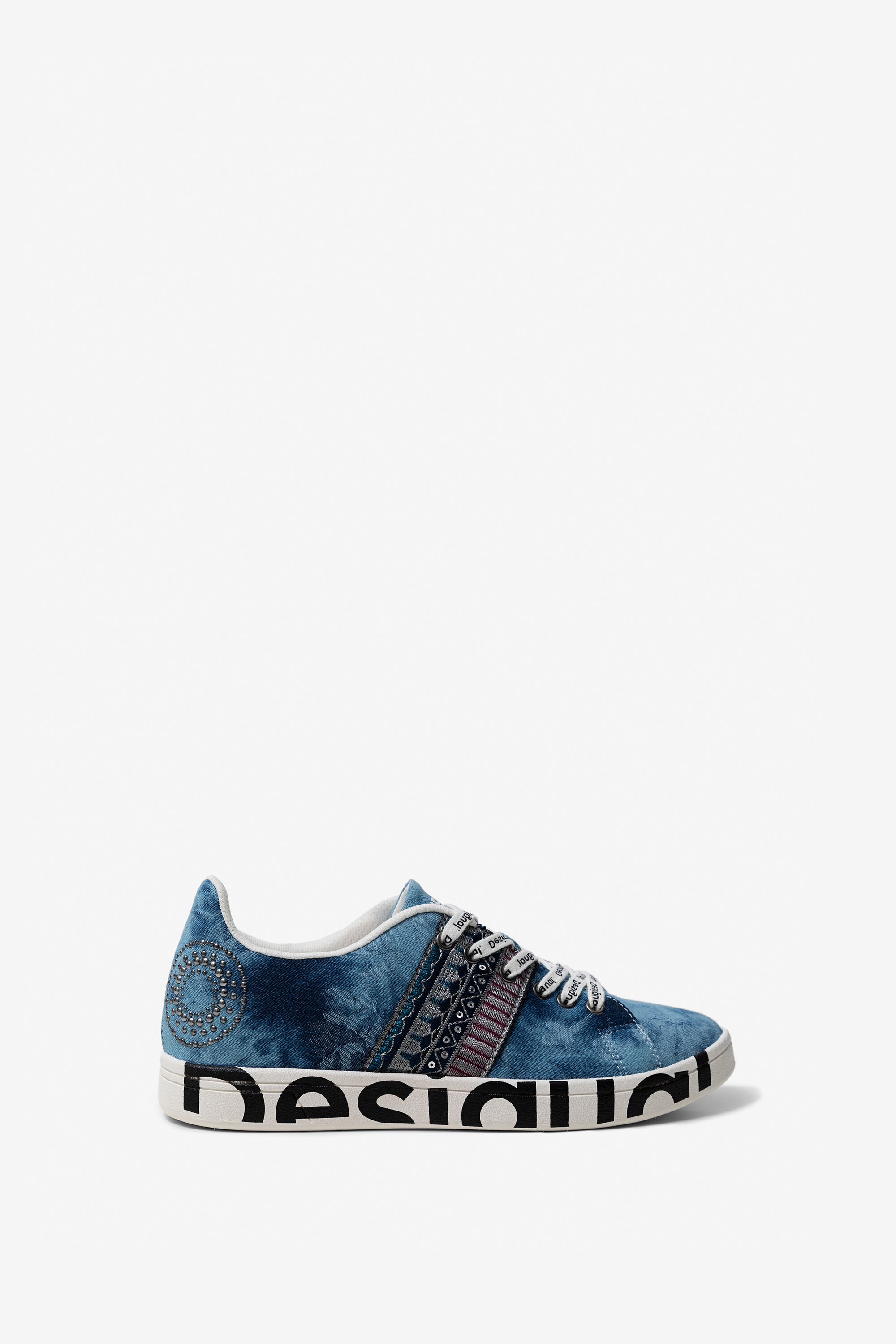 Jacquard denim sneakers | Desigual.com