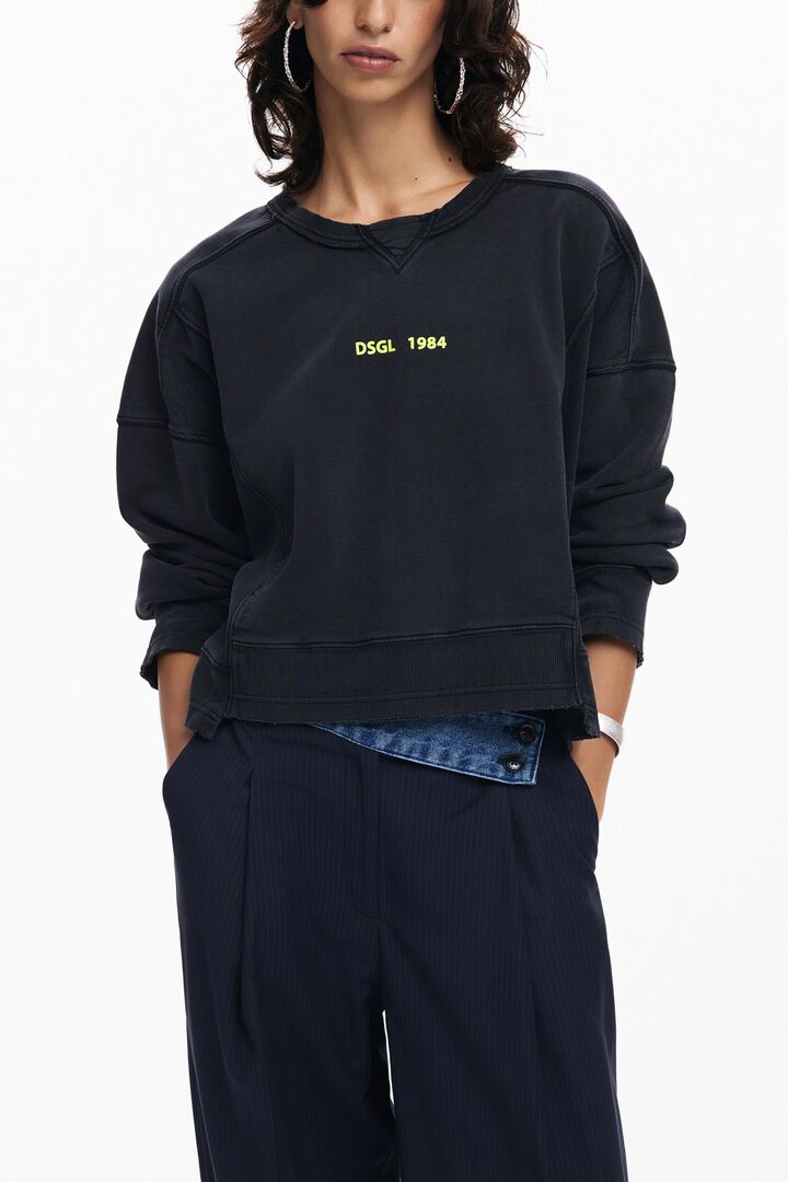 Sudadera efecto lavado | Desigual
