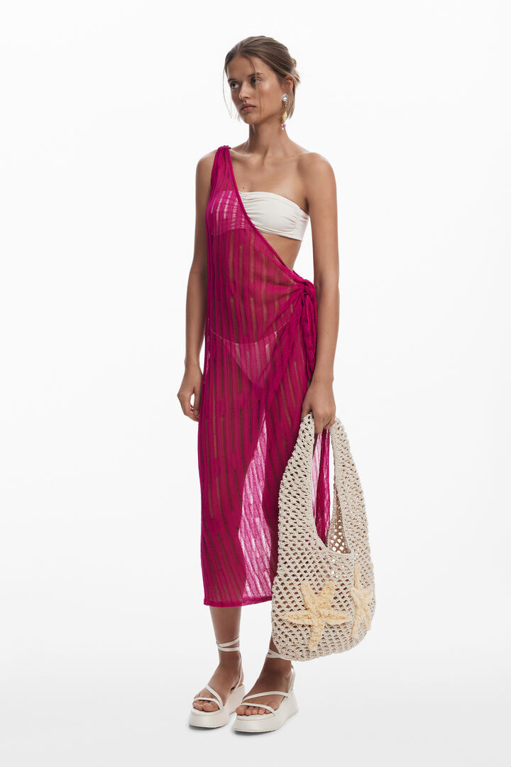 Medium woven stars bag | Desigual