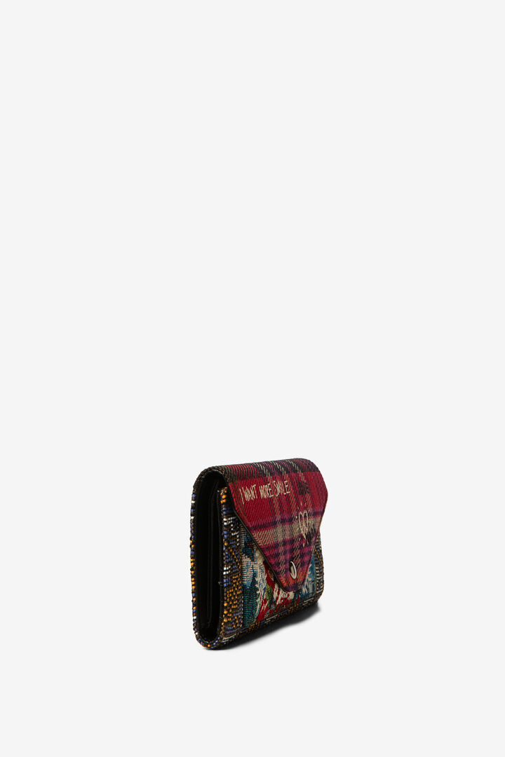 Porte-monnaie en tartan smile | Desigual