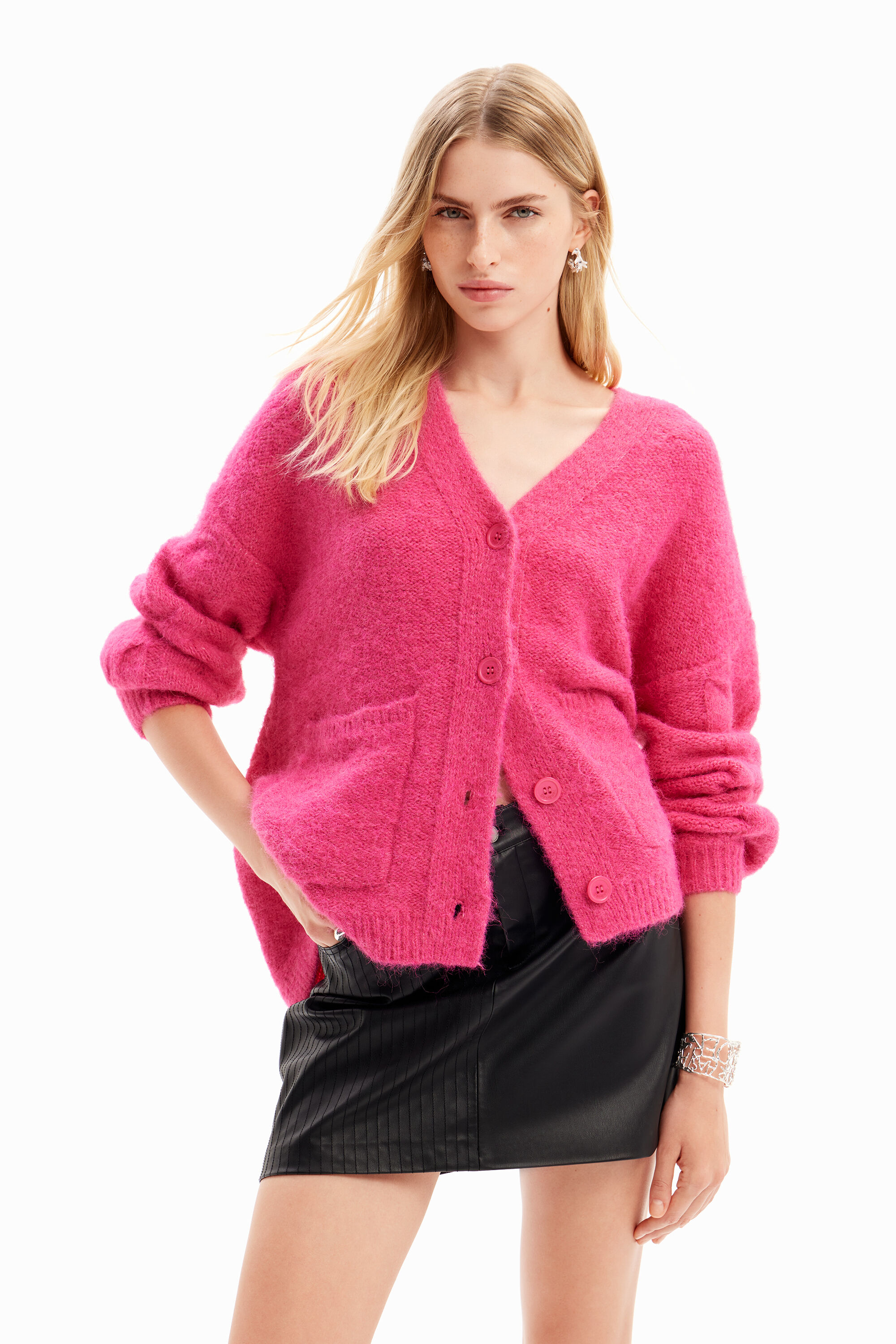 Desigual Cardigan oversize margherite