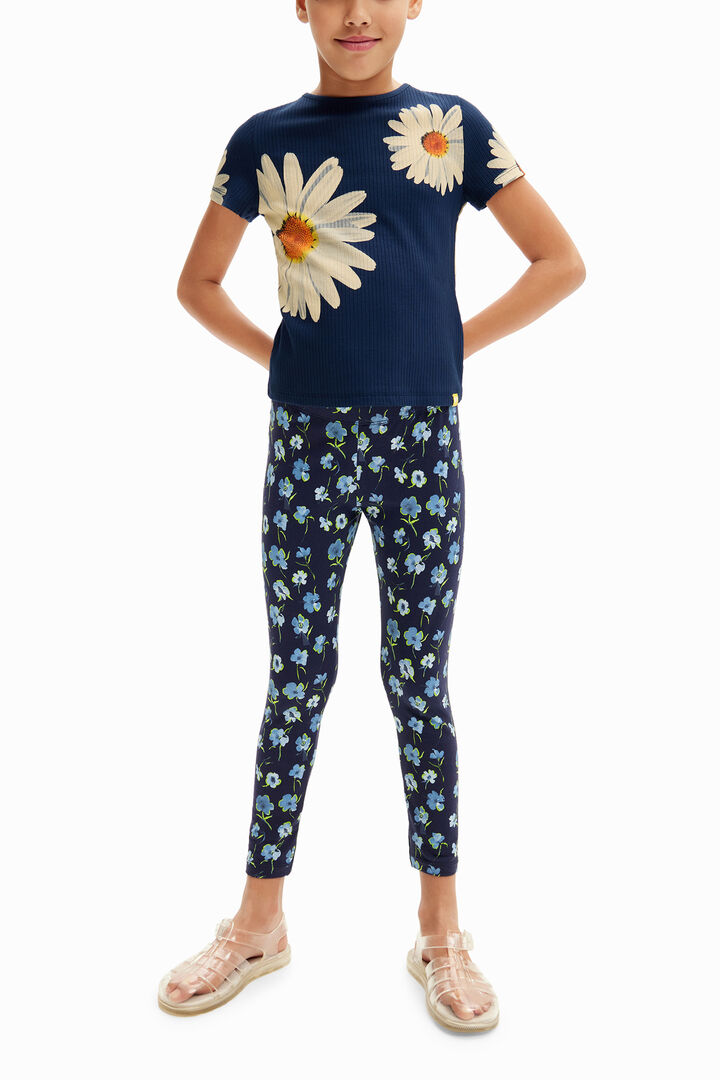 Long floral leggings | Desigual