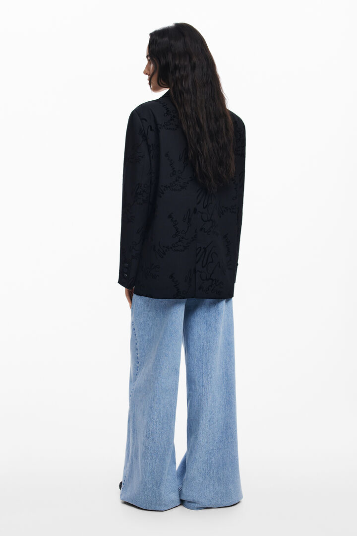 Lettering blazer | Desigual