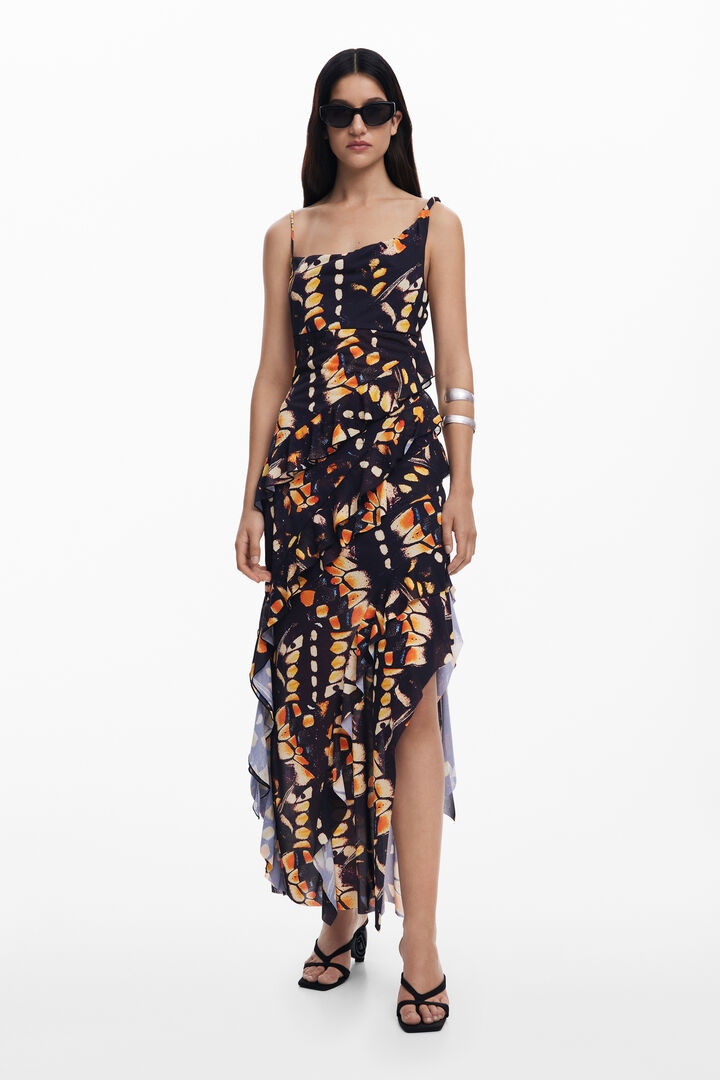 Ruffled butterfly skirt