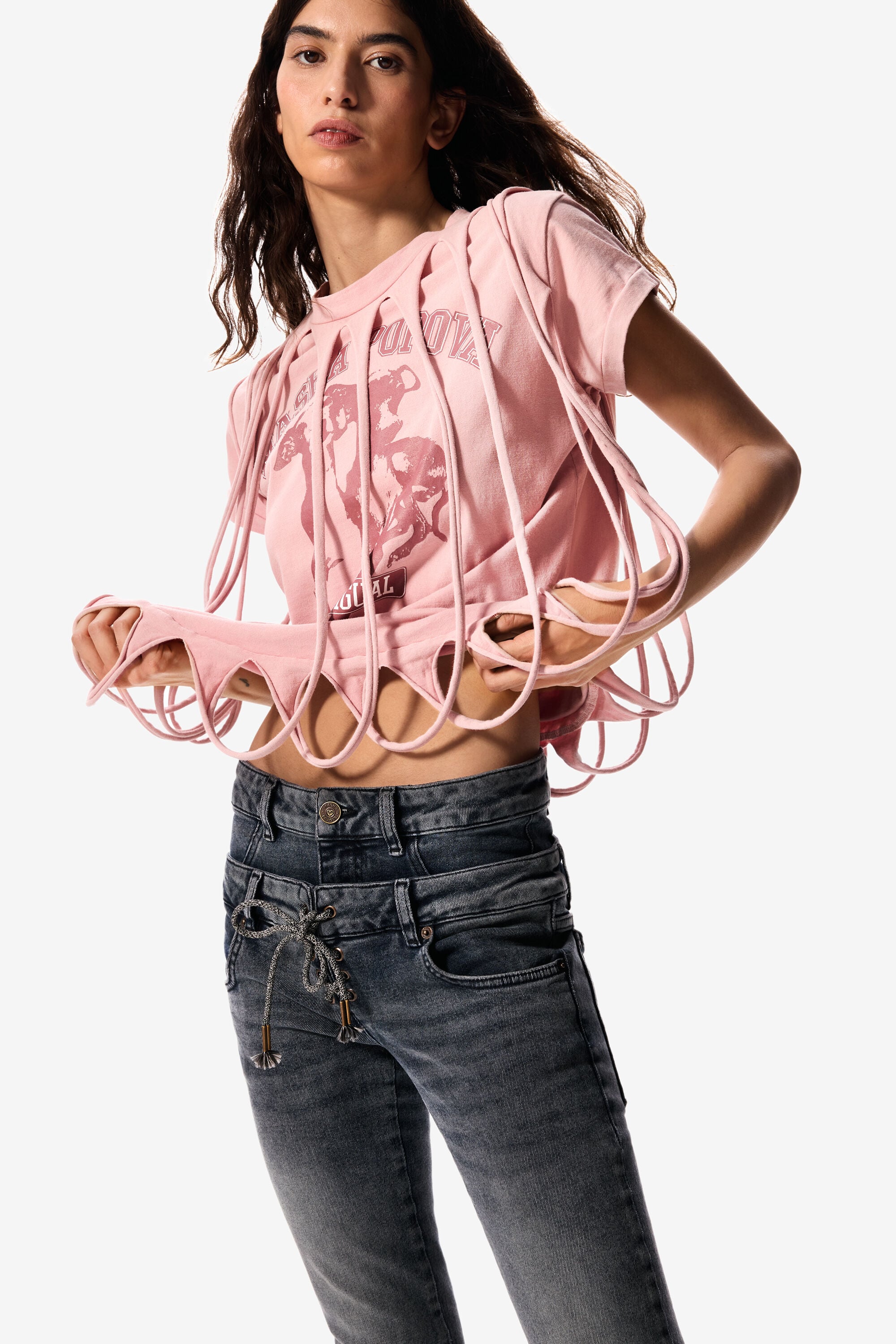 フレアパンツマーシャ・ポポヴァ 黒 女性用 I Desigual.com