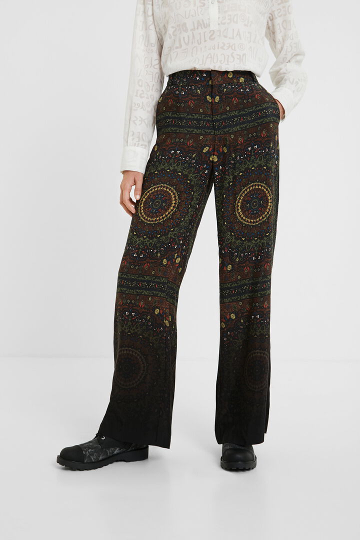 Pantalón campana hindú | Desigual