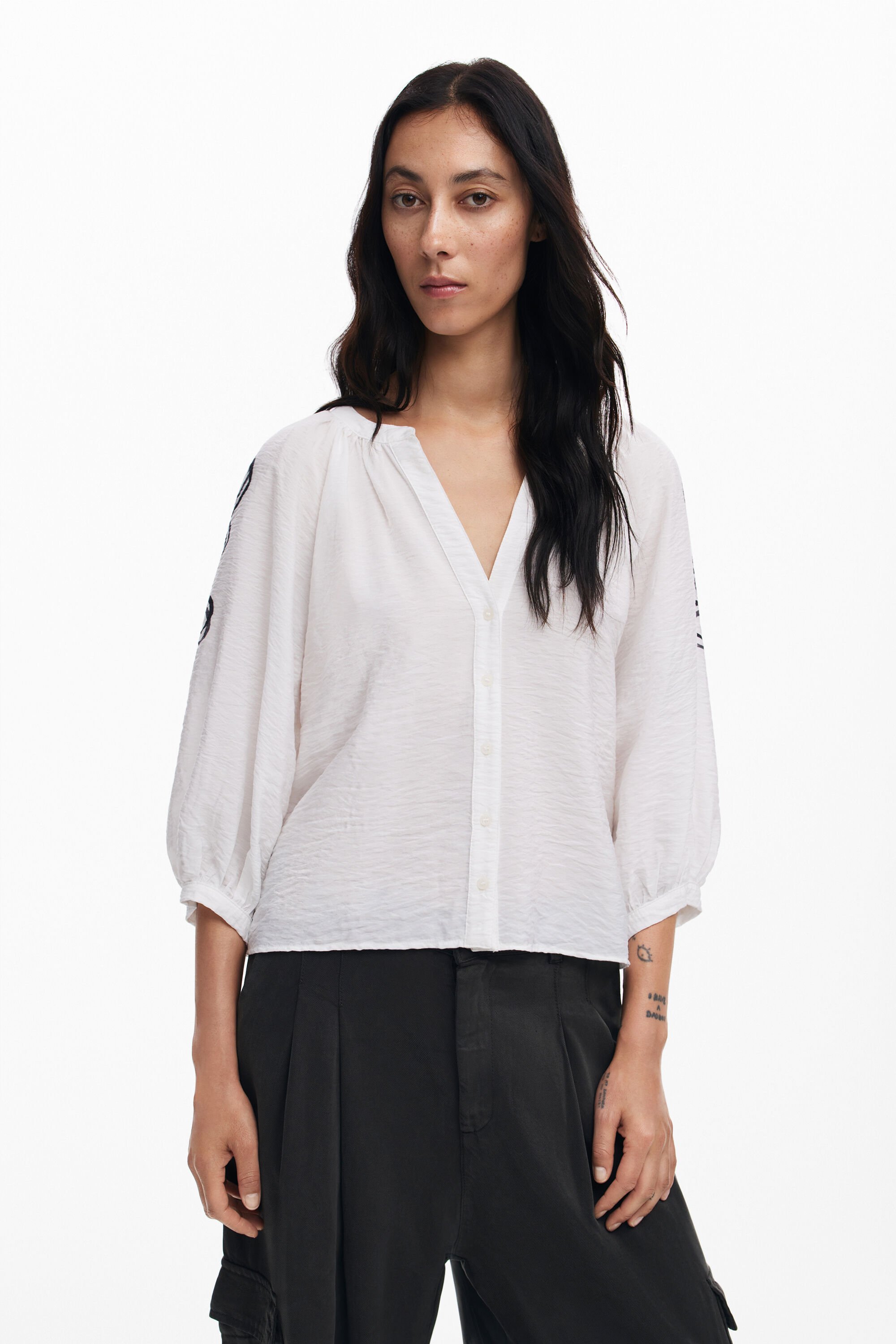 desigual Bloemenblouse