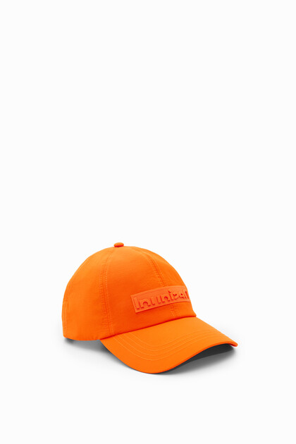 Nylon logo cap