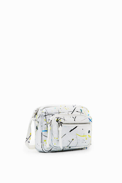 Small paint crossbody bag