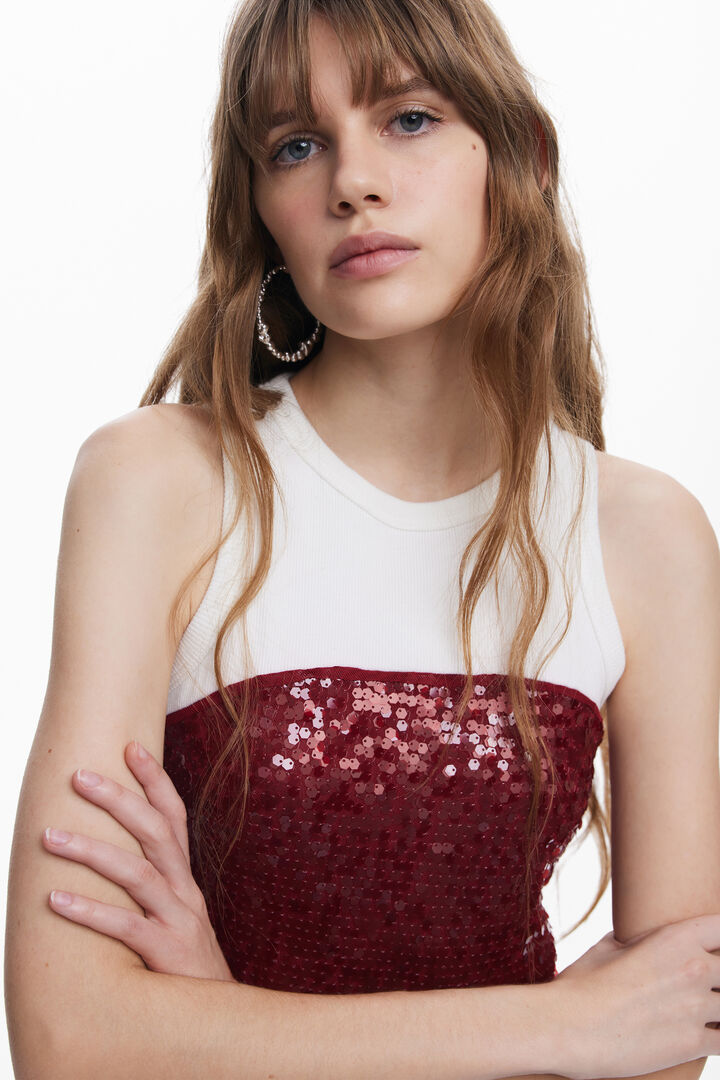 Vestido midi combinado | Desigual