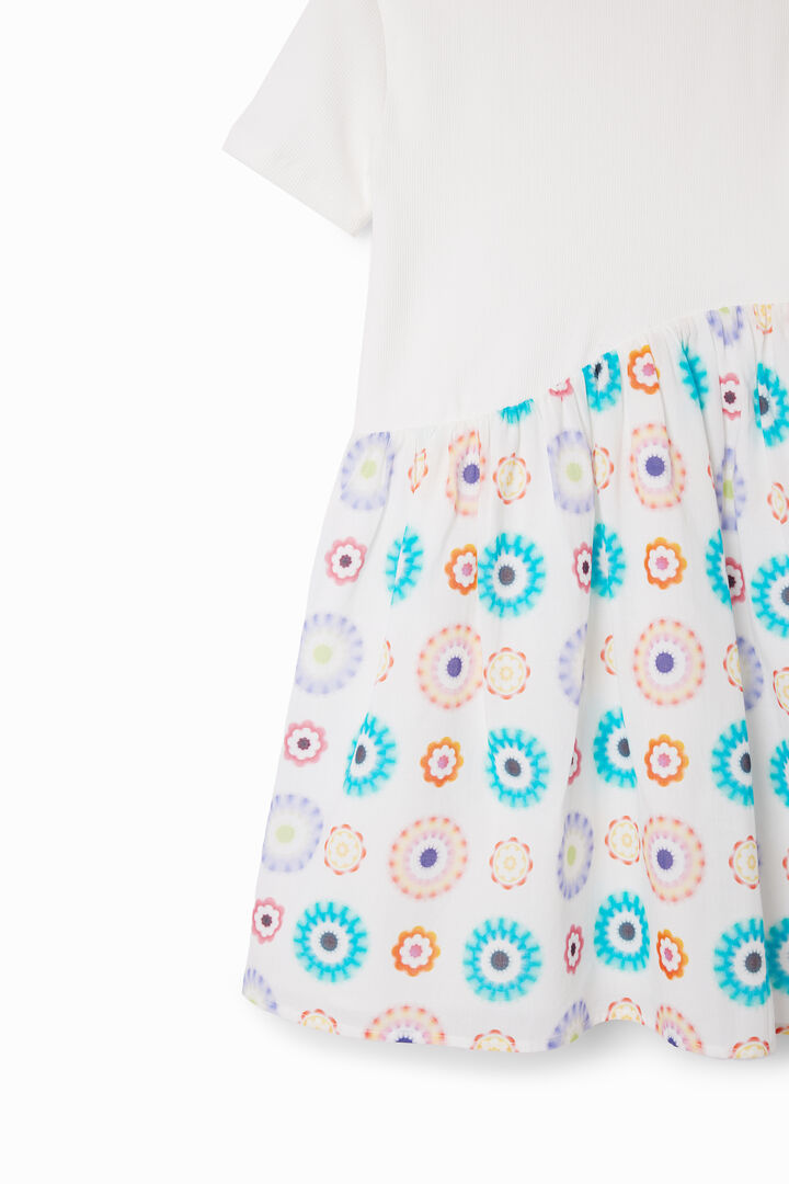 Geometric combination dress | Desigual
