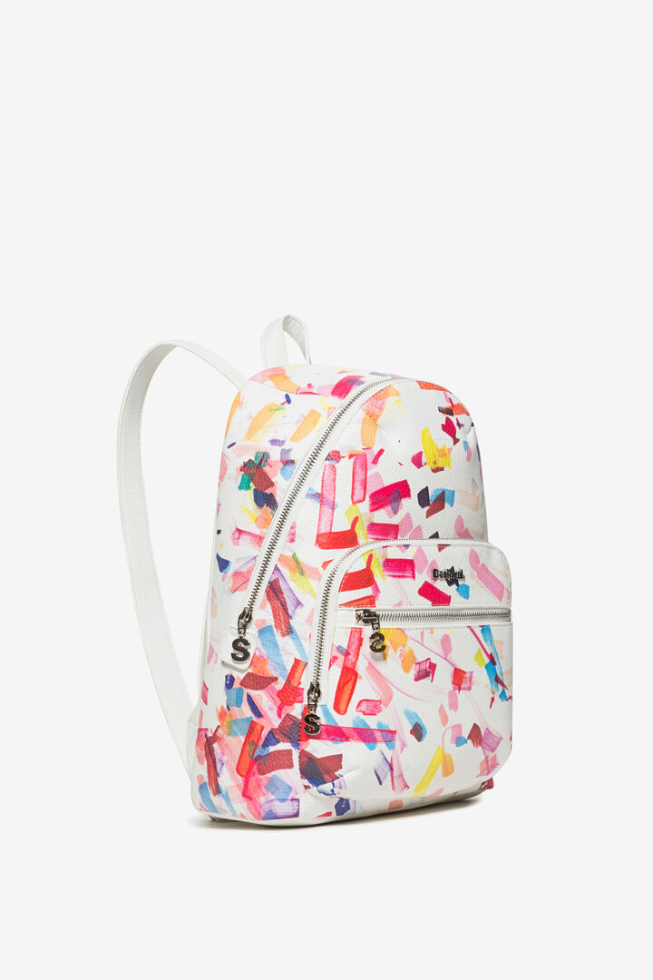 White Confetti Lima Rucksack | Desigual