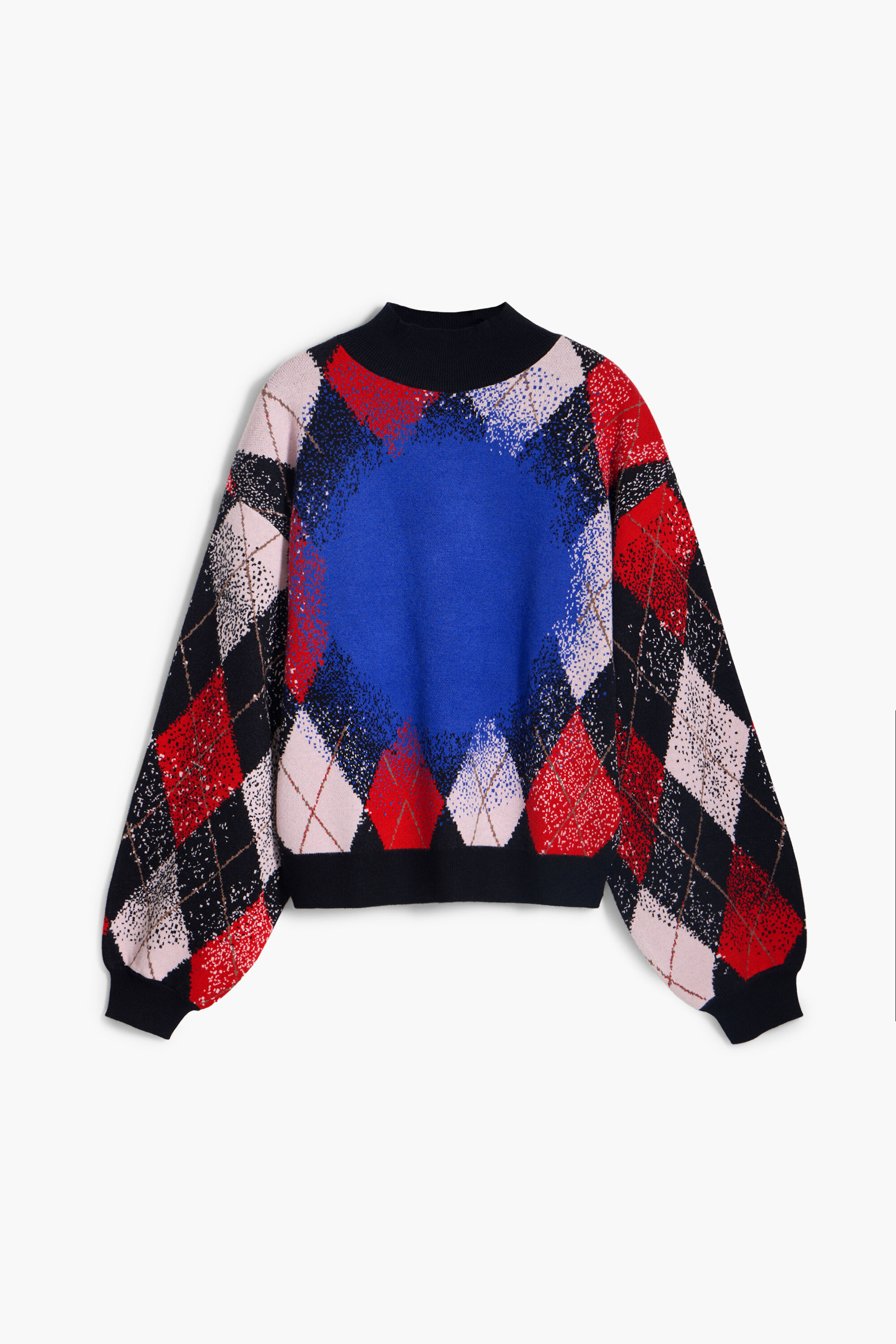 Desigual, Spray-Effekt-Pullover Maitrepierre, Blau, L