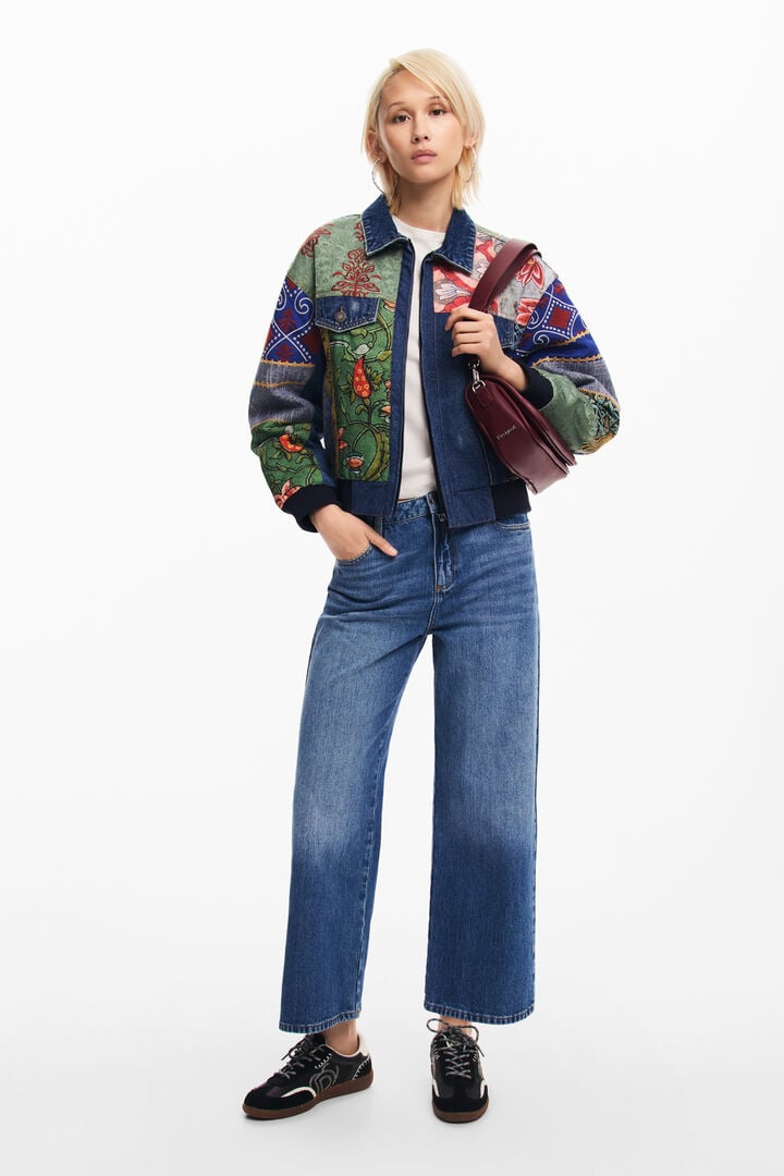 Chaqueta denim patchwork | Desigual