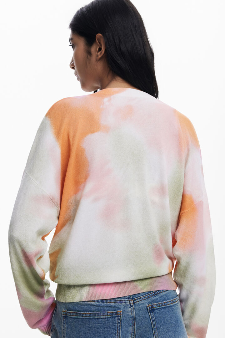 Tie-dye floral cardigan | Desigual