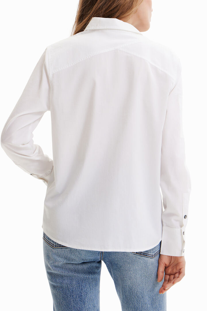 Embroidered patches shirt | Desigual