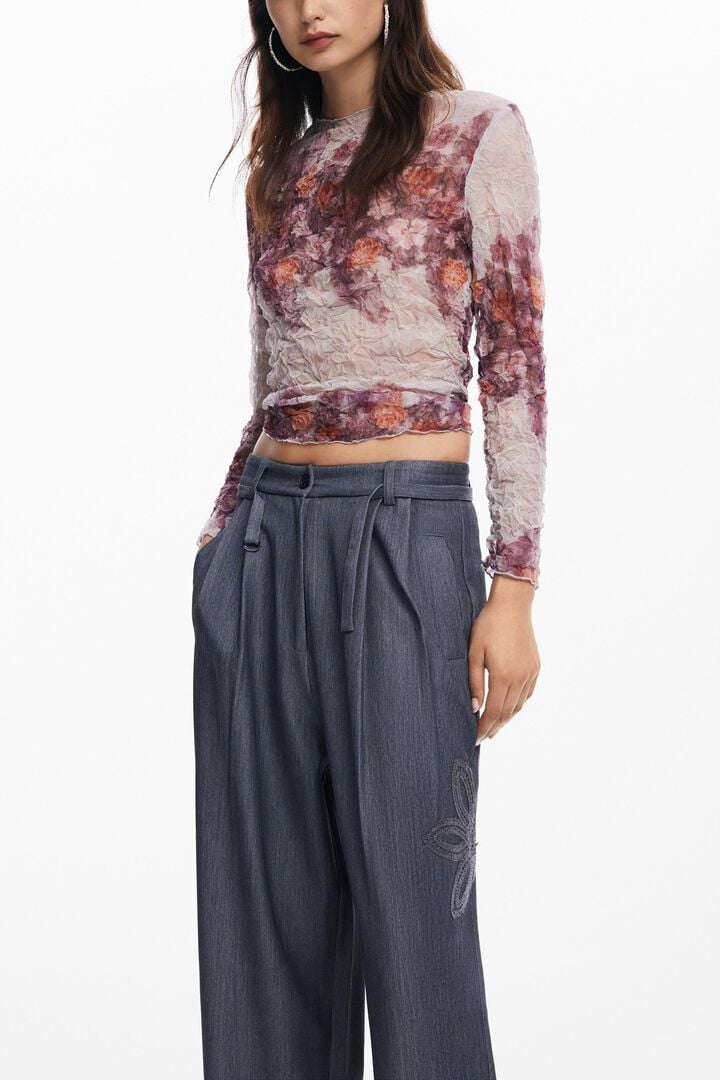 Pantalón largo recto | Desigual