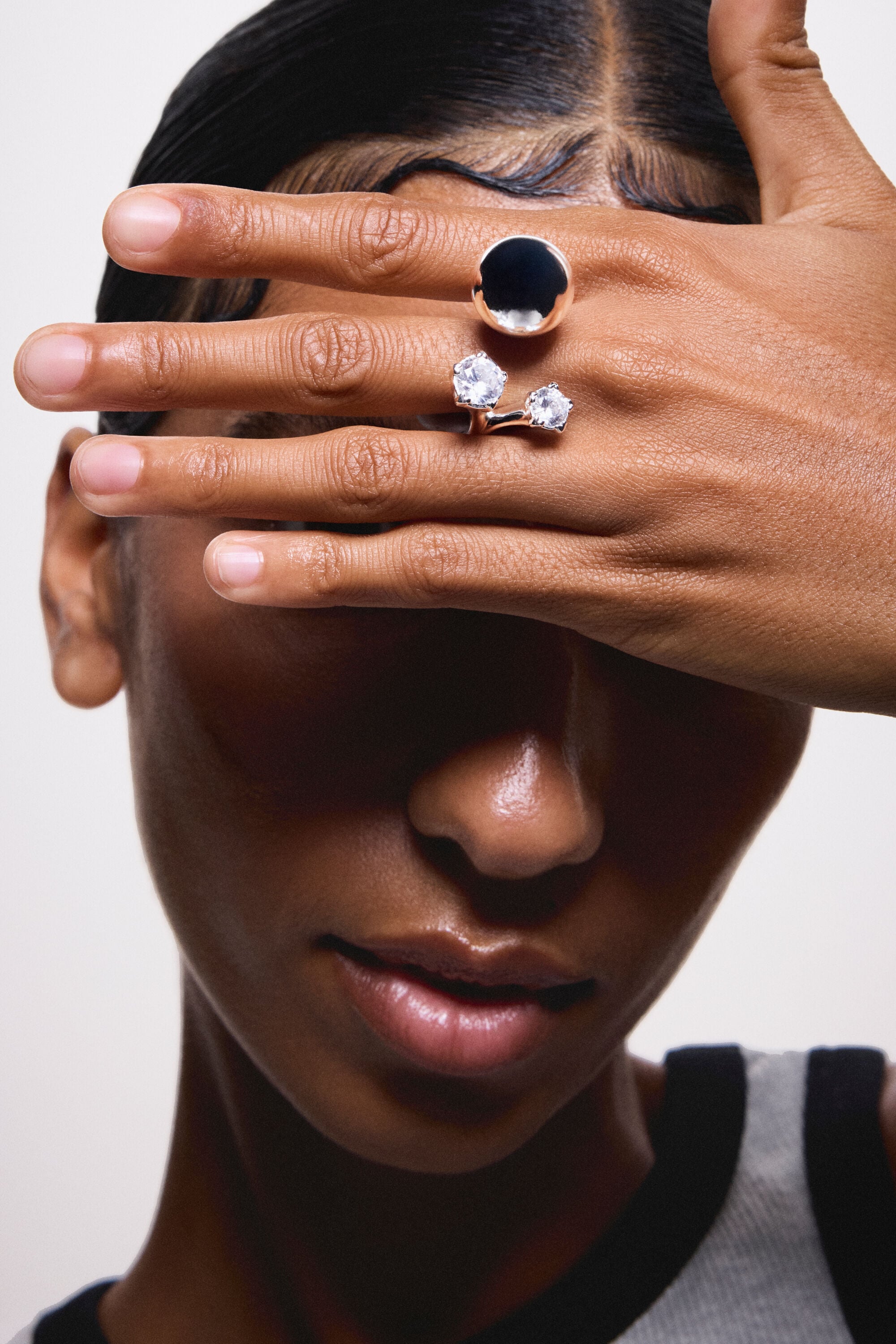 Anillo Doble Diamante