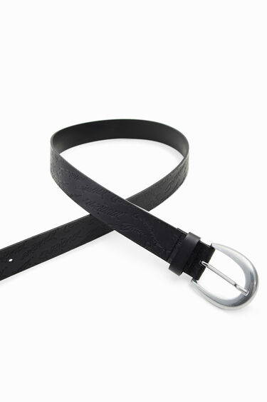 Cinturó pell logotips | Desigual