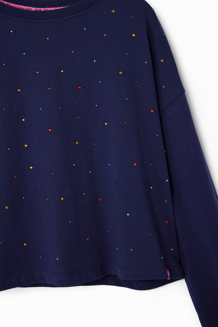 Camiseta manga larga puntos | Desigual