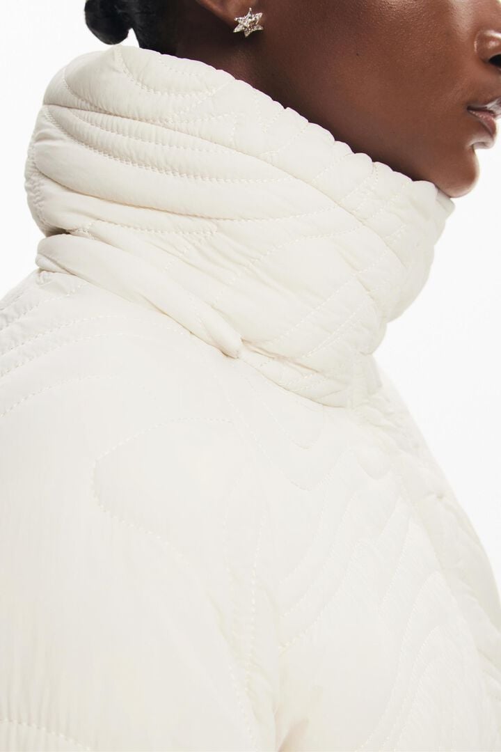 Abrigo acolchado textura | Desigual