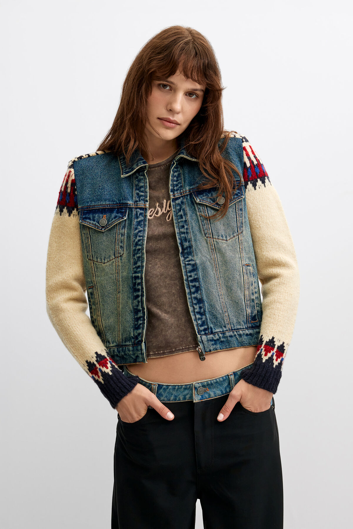 デニムジャケットの組み合わせ 青 女性用 I Desigual.com