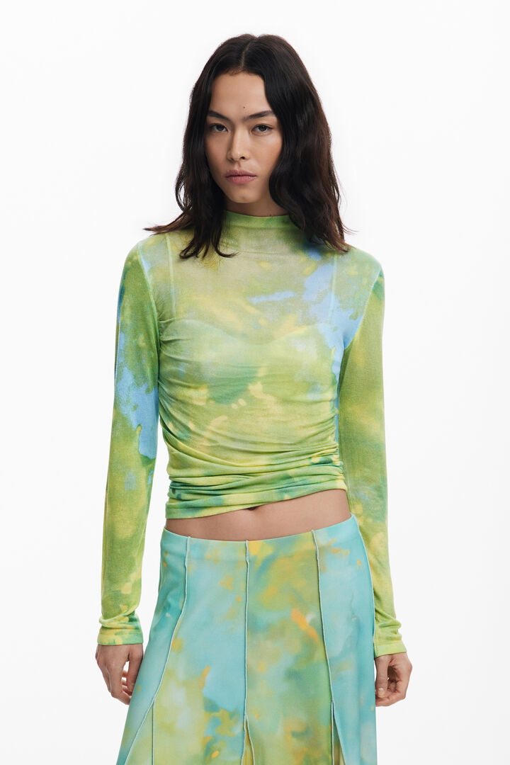 Long godet skirt | Desigual