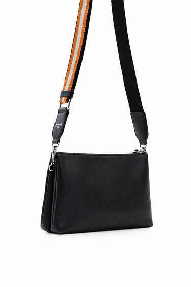 Petit sac à bandoulière demi-logo | Desigual