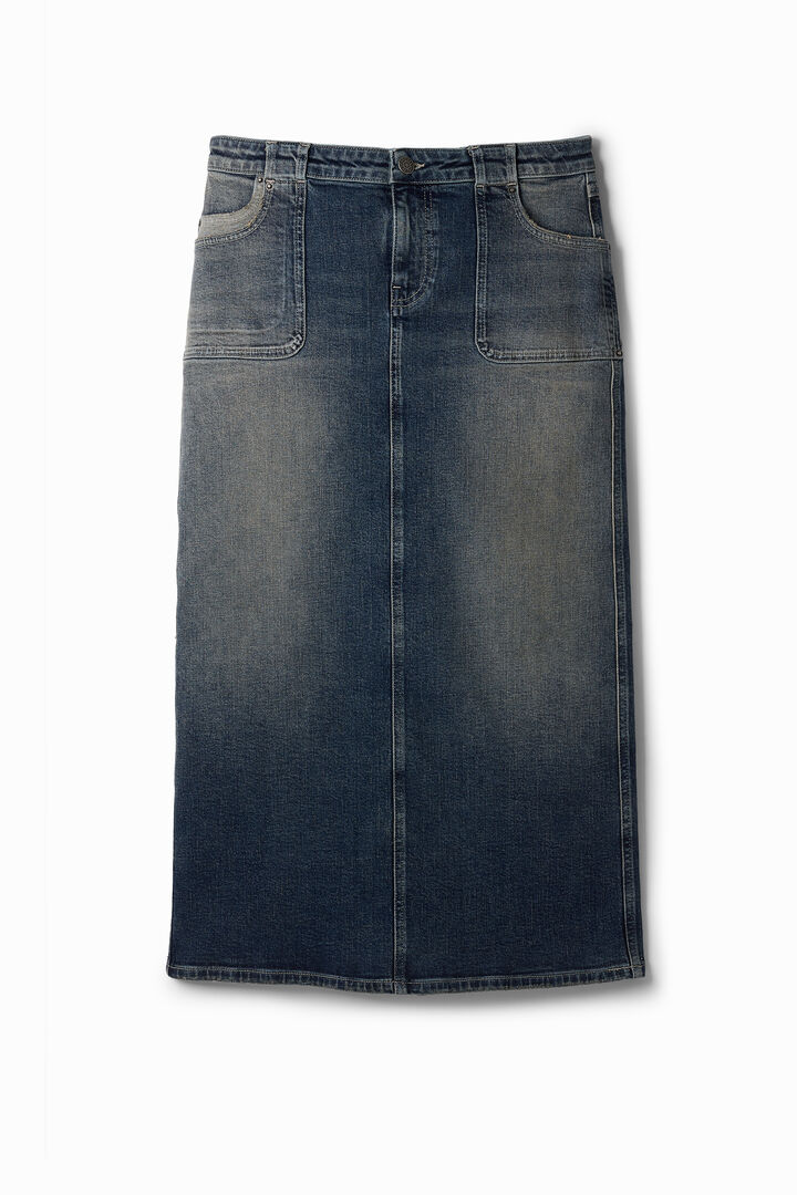 Falda midi denim | Desigual