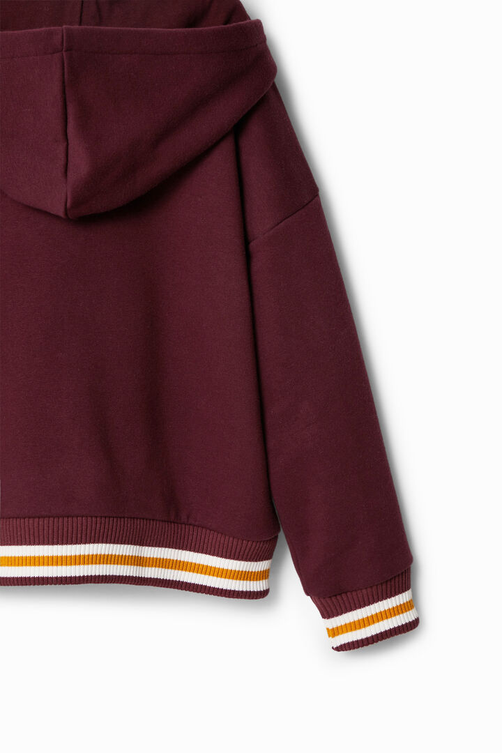Sudadera college parches | Desigual