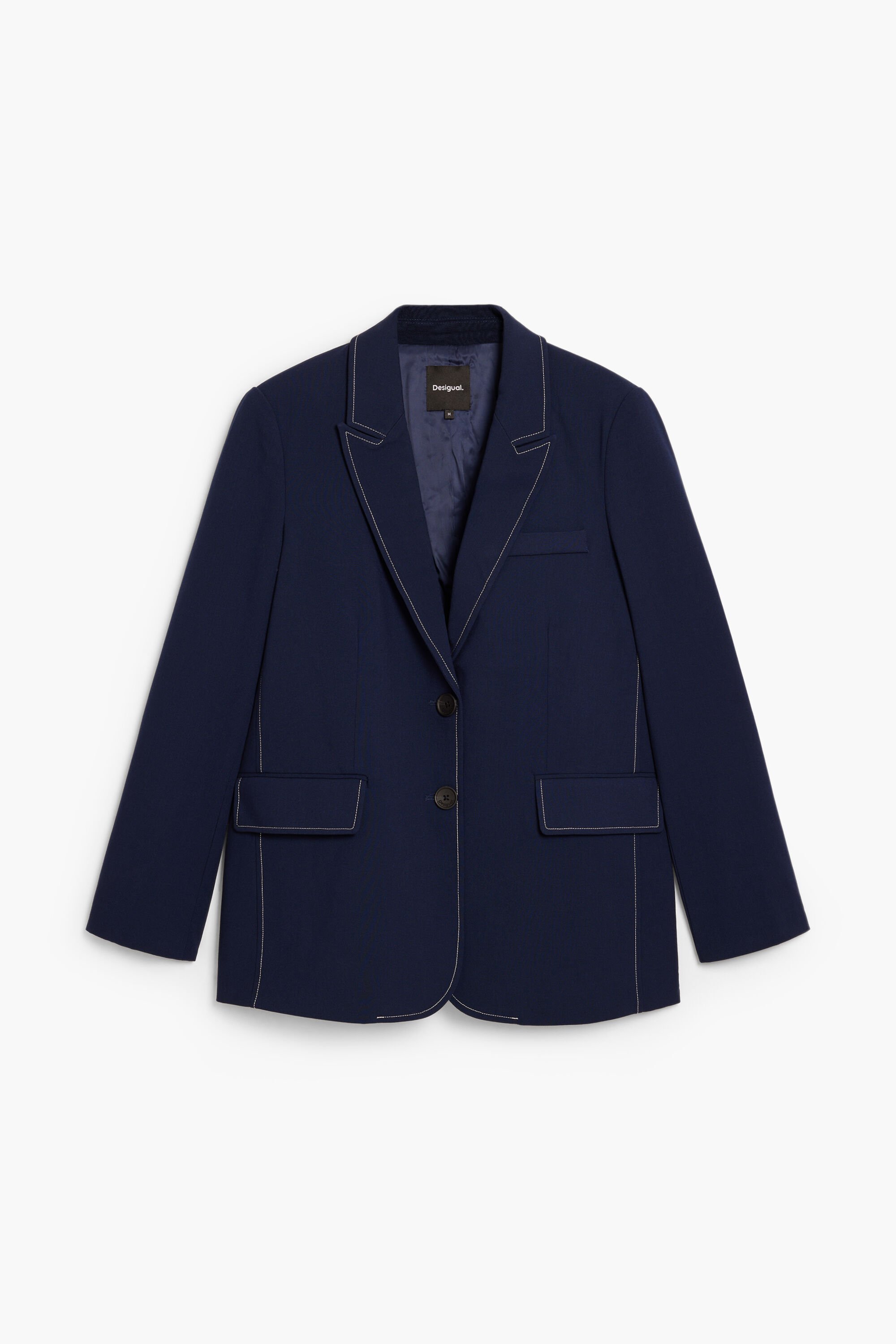 Geborduurde stiksels blazer