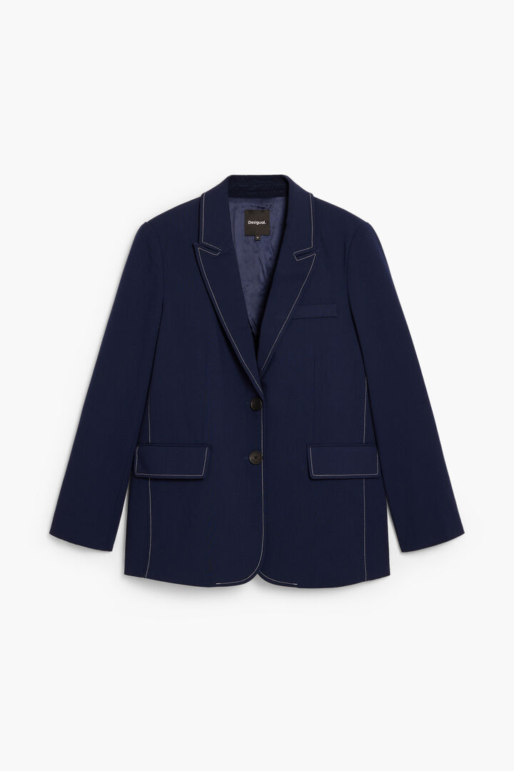 刺繍ステッチ入りジャケット