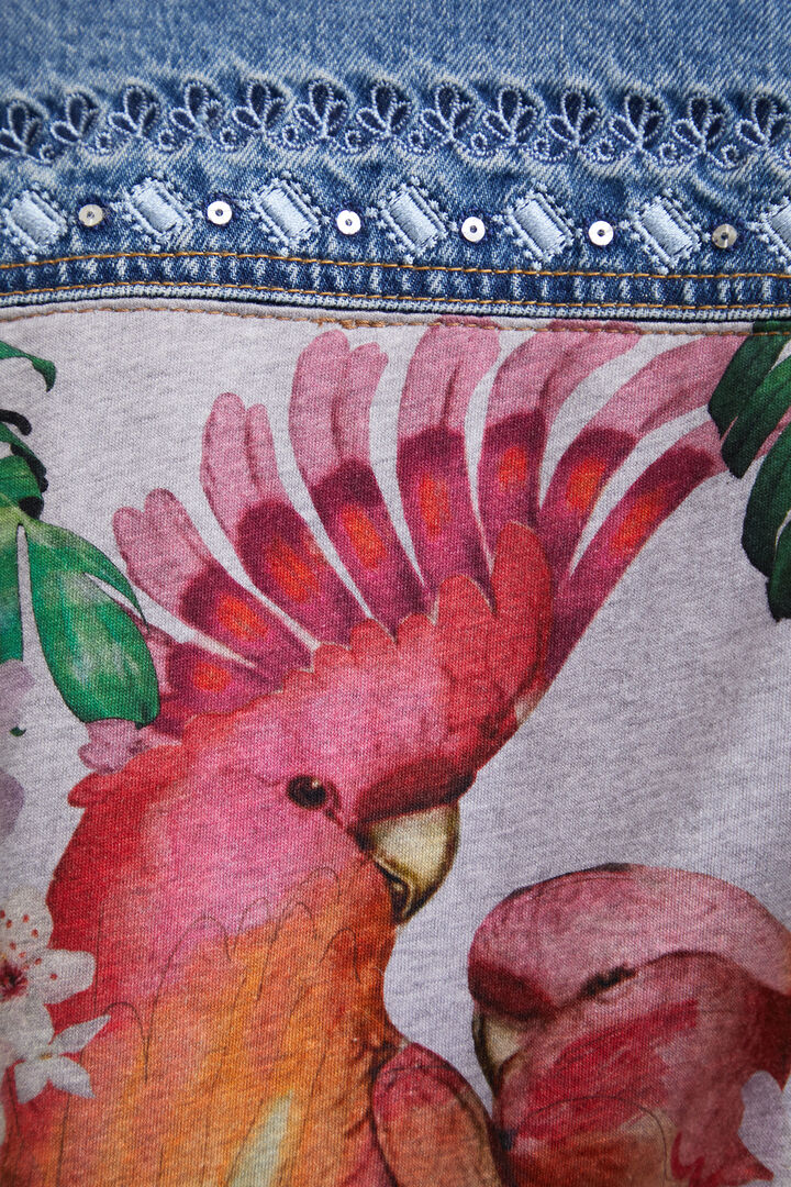 Birds of paradise hybrid jacket | Desigual