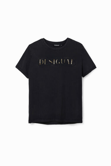 T-Shirt Logo Glitzer | Desigual