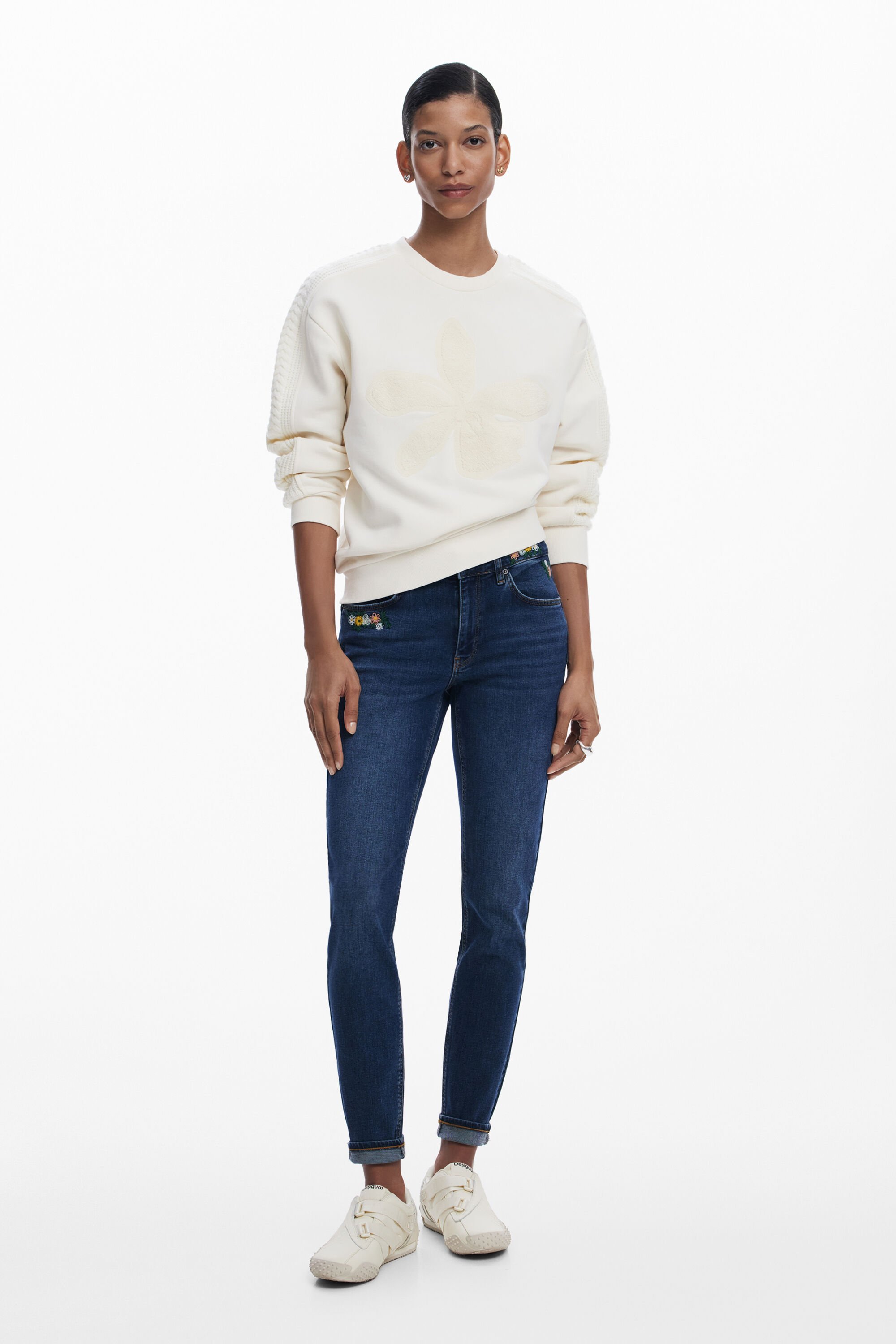 Floral Skinny Jeans