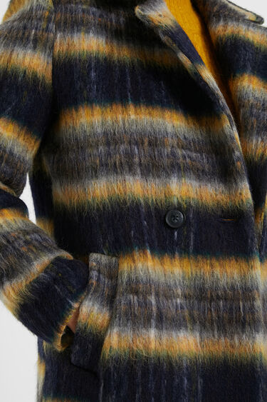 Manteau laine droit | Desigual