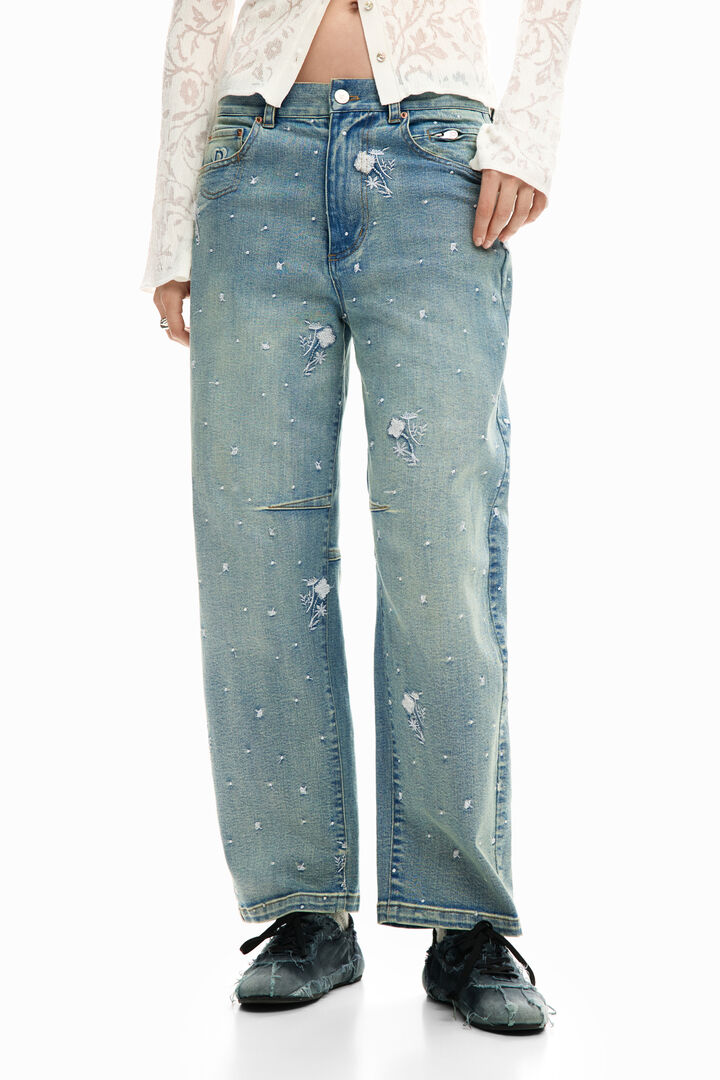 Bestickte Jeans | Desigual