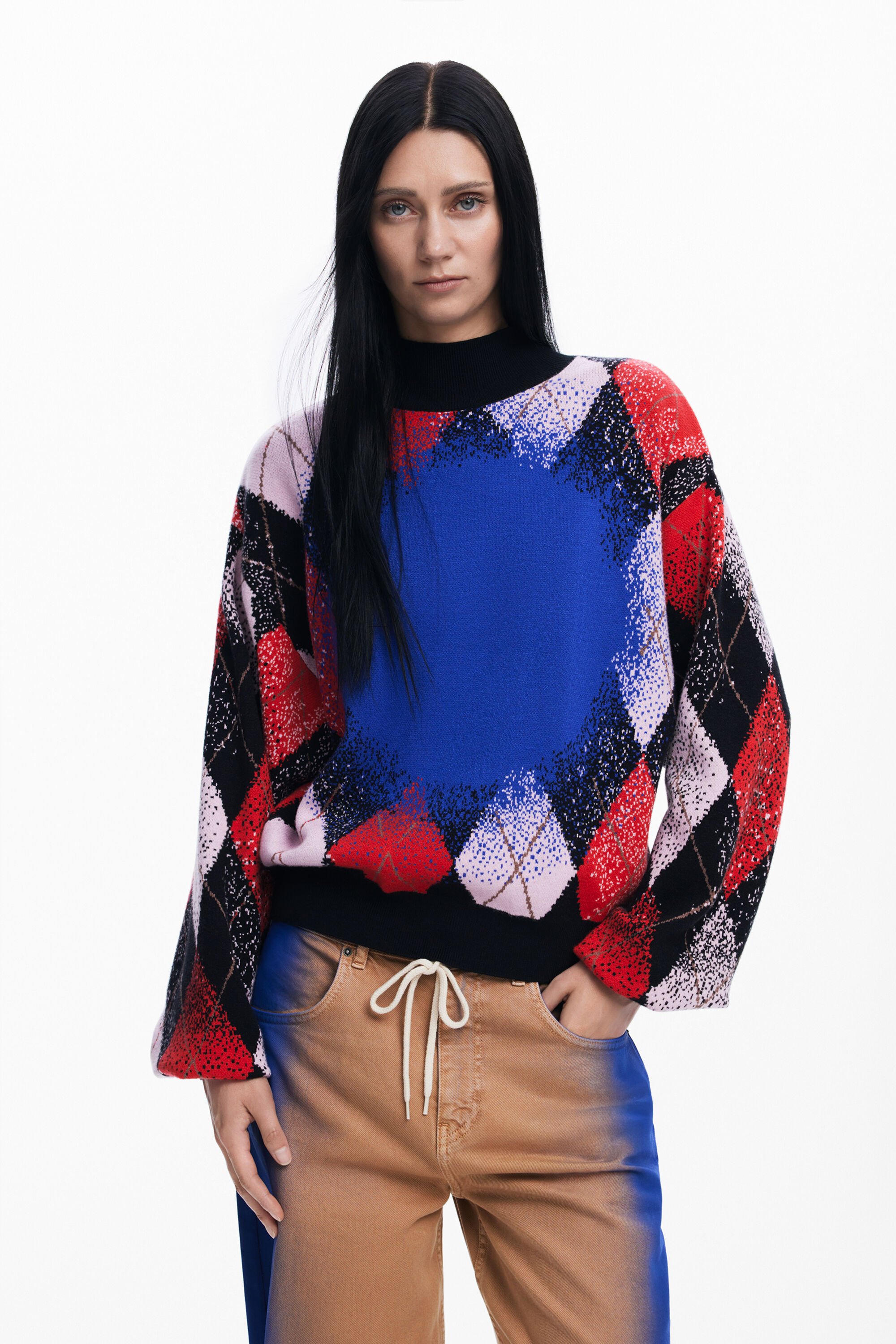Maitrepierre spray effect trui dames I Desigual